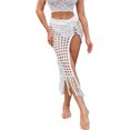 thumbnail image 2 of Falda Sexy NQ de Malla Hueca con Borlas S-XL, 2 of 5