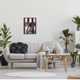 thumbnail image 2 of Stupell Industries Happy Koala Ice Cream Stripes Painting Black Framed Art Print Wall Art, Design by Lucia Heffernan, 2 of 7