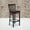 Burgundy Vinyl Seat/Black Metal Frame, variant on BizChair 2 Pk. Black School House Back Metal Restaurant Barstool - Burgundy Vinyl Seat