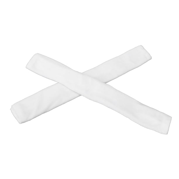 2PCS Cubiertas para manijas de puertas de refrigeradores Gancho y bucle Protector de tela para decoración de manijas de electrodomésticos de cocina para lavavajillas Horno de microondas Blanco