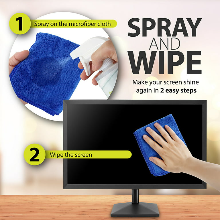 MicroFiber Spray & Wipe Cleaning Kit