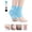 Blue, variant on Moisturizing Heel Socks Gel Lined Open-toe Spa Socks to Heal and Treat Dry Cracked Heels, Foot Treatment Care Heel (Blue)