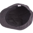thumbnail image 4 of Gentlemen Men Flat Cap Gray herringbone Bakerboy Newsboy O6V4, 4 of 9