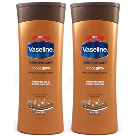 cocoa lotion vaseline body butter glow care intensive ml pure oz pack walmart