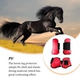 thumbnail image 3 of Advancent Suministros ecuestres Equipo de protección frontal ligero resistente al desgaste con sujetador de nylon Buena elasticidad Legging Tightness Cuidado ecuestre y deportes Rojo METRO Advancent OD025315-06, 3 of 6