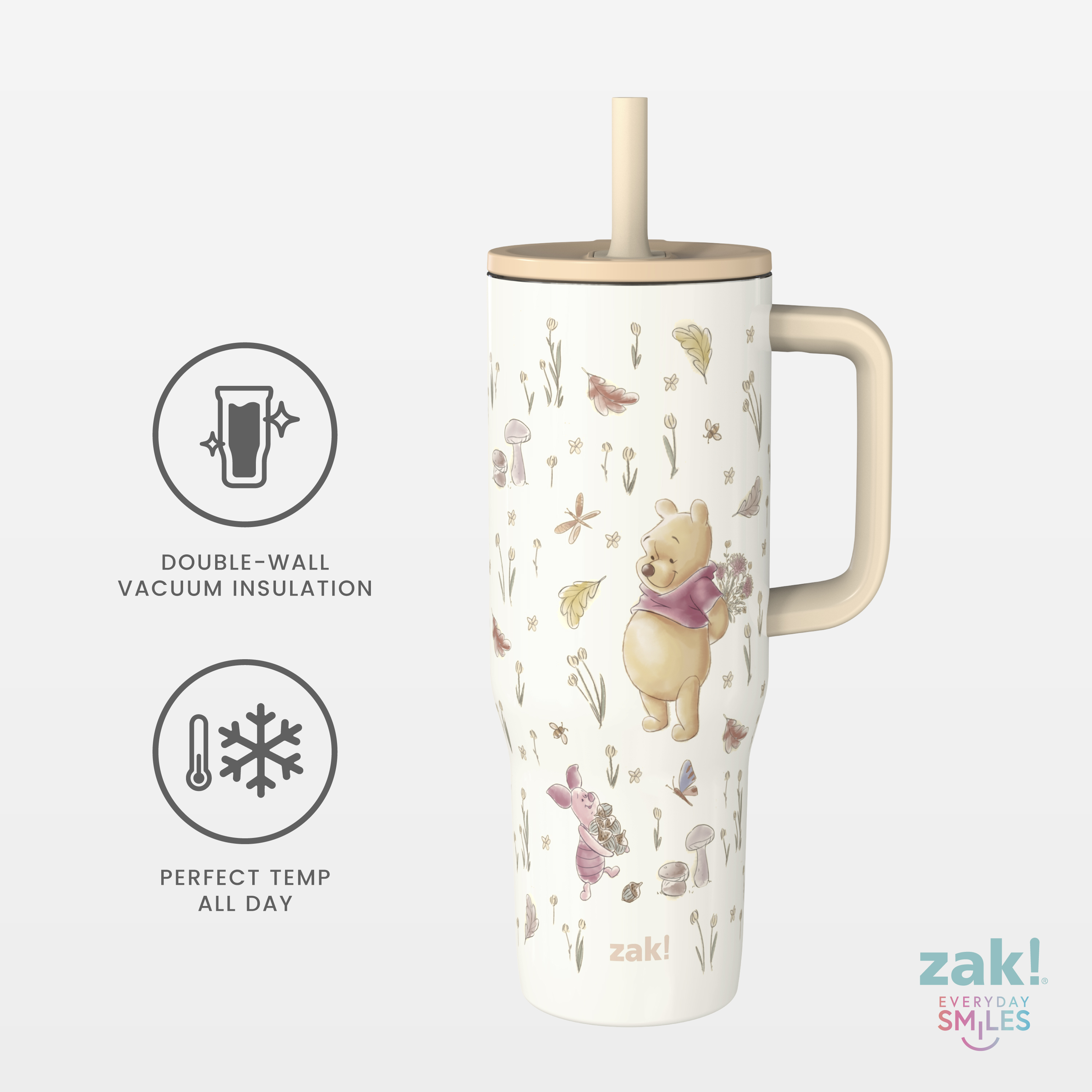 Zak Designs Winnie the Pooh 30 oz Insulated Tumbler photo 7