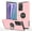YX-Pink, variant on for Samsung Galaxy Note 20 Ultra Case, with Self Healing Flexible TPU Screen Protective [2 Pack], Military Grade Invisible Kickstand Case for Samsung Note 20 Ultra 5G-Purple