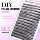 thumbnail image 2 of Extensiones de pestañas Pawotence Lash Clusters Natural 280 unidades, 2 of 7