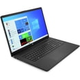 thumbnail image 2 of HP 17t-cn000 17.3" FHD IPS Notebook, Intel Core i7-1165G7, 8GB RAM, 256GB PCIe SSD, Jet Black, Windows 11 Home, 2 of 5