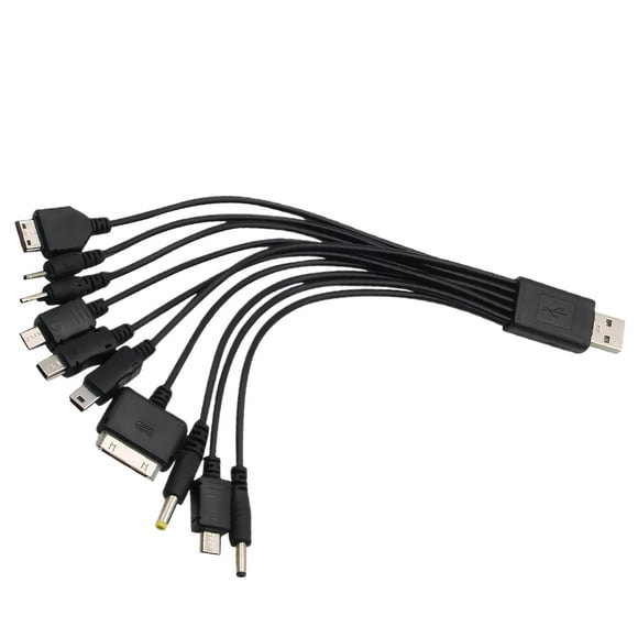 Cable de Cargador USB Sidaley 10 en 1 Alta Capacidad