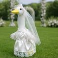thumbnail image 5 of All Season Holiday Porch Goose Outfit Set, Lawn Patio Yard Goose Clothes for Valentine Easter St. Patrick Summer Fall Christmas, 5 of 6