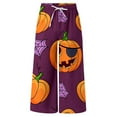 thumbnail image 5 of HCURIBAD Baggy Pants, Pants for Men Men's Casual Pants Halloween Pumpkinhead Beach Pants with Pockets 2024 New, Halloween Pants, Halloween Pajamas, (Clearance) C L, 5 of 5