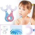 thumbnail image 3 of Cepillo De Dientes De Los Niños En Forma De U Para Niño Bebé De 2-12 Años De Edad Suave Cepillado, 3 of 4