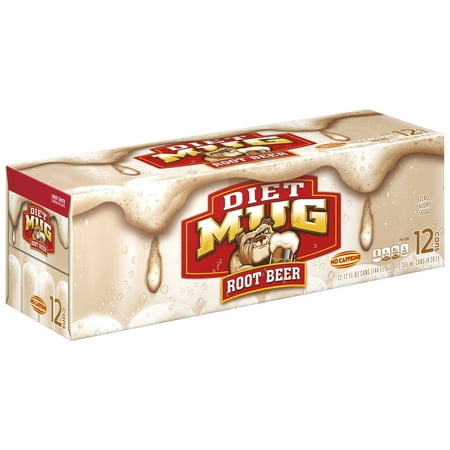 Diet Mug Diet Root Beer, 12 Fl Oz, 12 Count