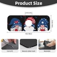thumbnail image 2 of Fuzoiu Gnome Independence Day Print Kitchen Faucet Suction Pad, Sink Splash Guard Faucet Mat, Faucet Handle Drip Catcher Tray Drying Mat For Bathroom Kitchen Bathroom Countertop, 2 of 7