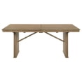 thumbnail image 5 of Adina 89-inch Extension Dining Table Distressed Light Brown, 5 of 13