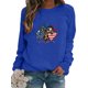 thumbnail image 1 of Oucaili Otoño Jersey para Mujer Manga Larga Sudaderas Casual Cuello Redondo Tops Camisa, 1 of 2