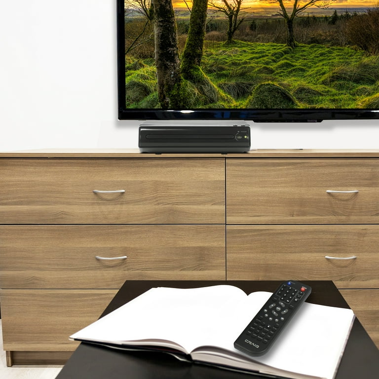 Craig DVD Player, 1080p Upconversion, HDMI Output, Remote, CVD401A