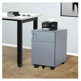 2 Drawer Lockable File Under Desk Metal File with