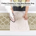 thumbnail image 2 of Yamaziot 2'x6' Runner Rug, Washable Kitchen Runners Rugs for Hallway, Non Slip Indoor Entryway Mat Low Profile Floor Doormat, Laundry Room Rug, Beige, 2 of 8