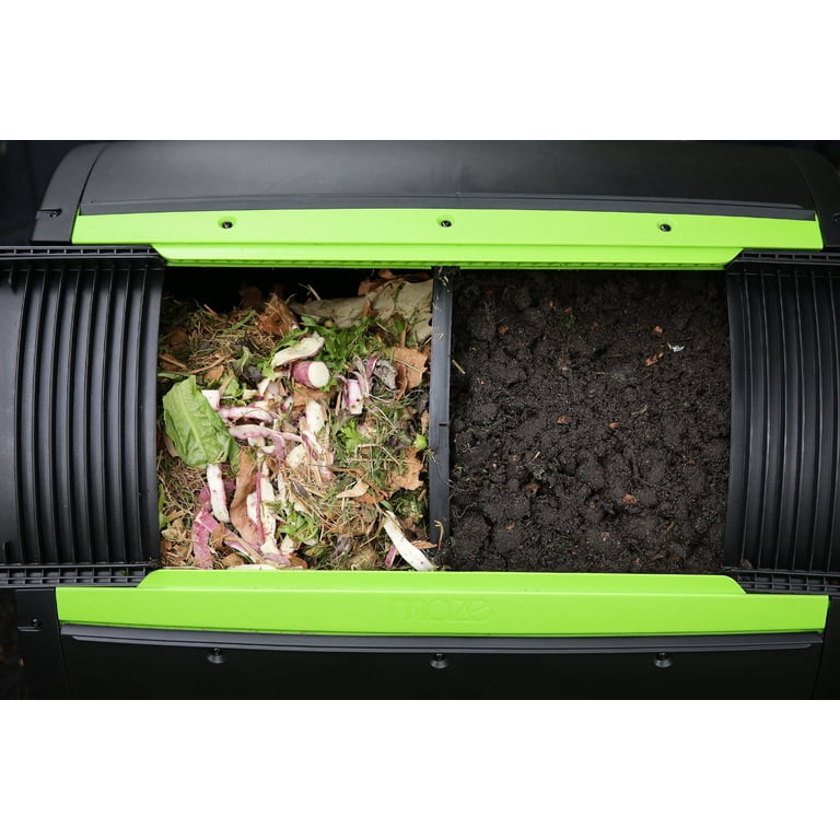 TSファクトリー 朧 200F-85 &180F-65 2本セット！ MAZE, Two Stage Compost Tumbler, 65 gallons, UV Protected Plastic