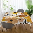 thumbnail image 3 of Yayeee Tablecloths 54" x 54" Rectangle Wrinkle Resistant Party Table Cover, Yellow Flowers, 3 of 8