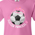 thumbnail image 4 of Inktastic Soccer Princess- Tiara Youth T-Shirt, 4 of 5