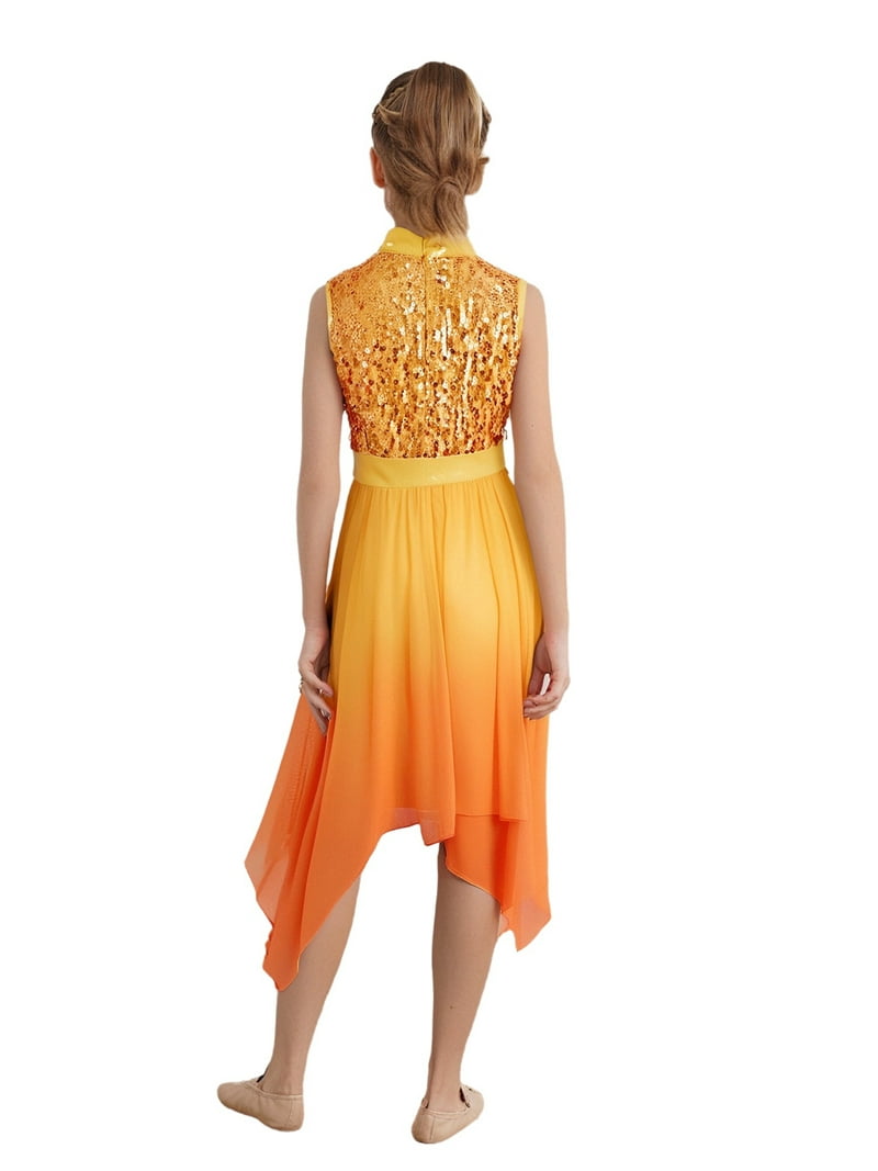 orange praise dance dresses Orange Pentecost ephod dance costume, gold and Red fire ephod de danza, Praise  Dance Overlay, Liturgical Dance. Two layers overlay