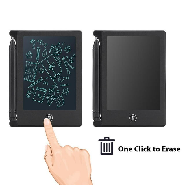 Ccdes LCD 4.5inch Ultra-Thin Writing Drawing Tablet For Children Kids Black