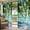 Blue, variant on Summer Ocean Outdoor Curtains for Patio Waterproof, Grommet Outdoor Privacy Panels, Nature Coastal Sea Waves Green Leaves Weatherproof Outside Curtains for Porch/Cabana 54"Wx95"L, 1 Panel