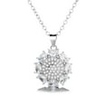 thumbnail image 2 of Collier Pendentif Tournesol en Argent Sterling, 2 of 2