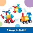 thumbnail image 3 of Learning Resources 1-2-3 Build It! Rocket-Train-Helicopter, Engineering Toys, Ages 2+, 3 of 7