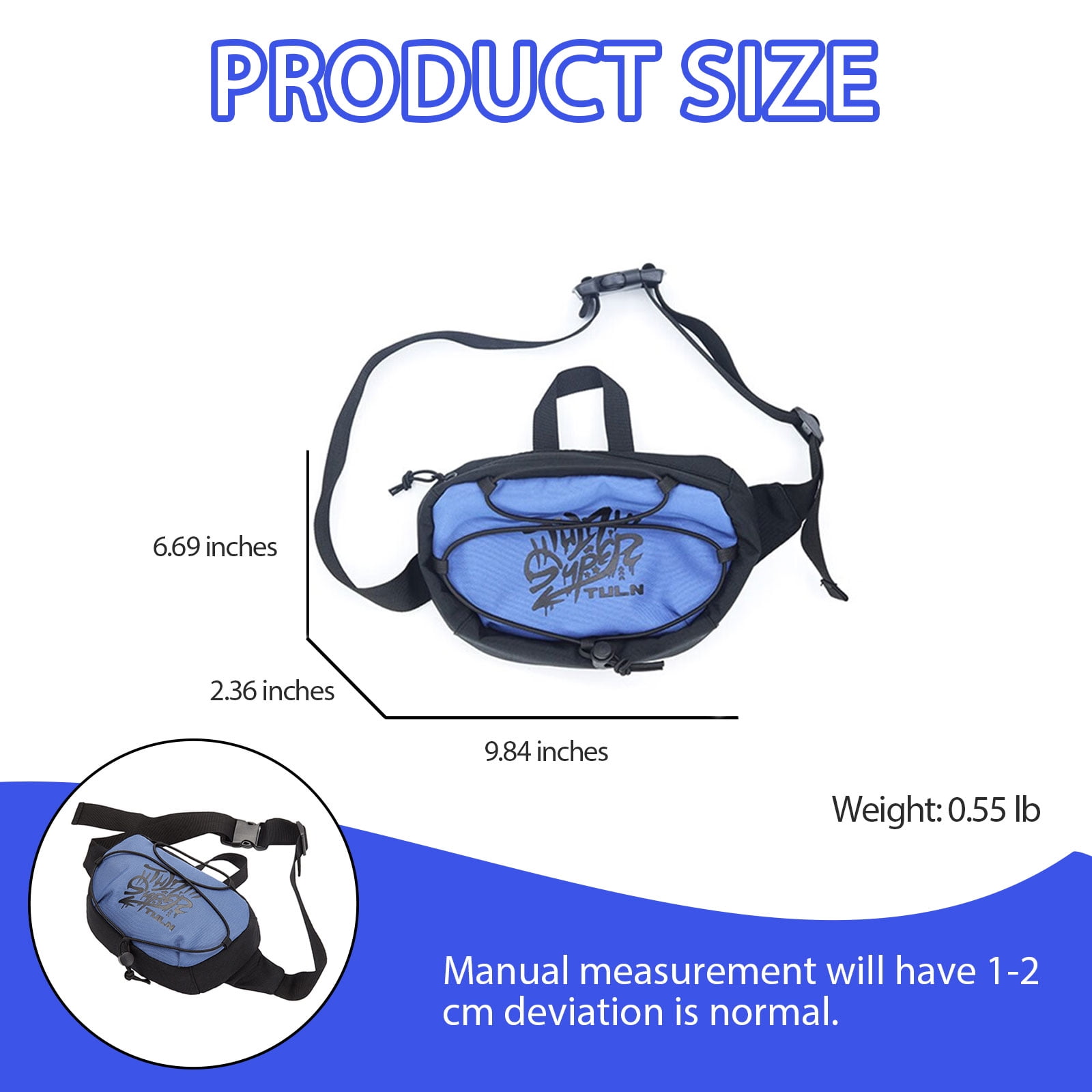 Egoelife Waterproof Fanny Packs for Women Men Small Belt Bag with Adjustable Strap Running Waist Pack Cross-body Traveling Hiking