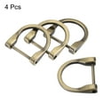 thumbnail image 3 of 29mm U Shape Horseshoe D-Rings Zinc Alloy Electroplated Light Bronze 4 Pack, 3 of 5