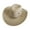 Beige, variant on Straw Cowboy Hat,Summer Beach Panama Sun Hats Men & Women Wide Brim Cowgirl Western Theme Party