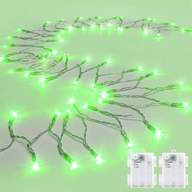 String Lights cshare 3m 30 LED verde batería impermeable
