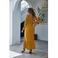 thumbnail image 2 of Fashion Soft Elegant Smocked Chest Summer Chiffon Dress, 2 of 4