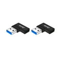 thumbnail image 6 of KCAHPAN Set Of 2 Right Angle USB C to USB 3.0 Adapter Type C to USB A for Fast Speed Data Transfer and Charging, 6 of 7