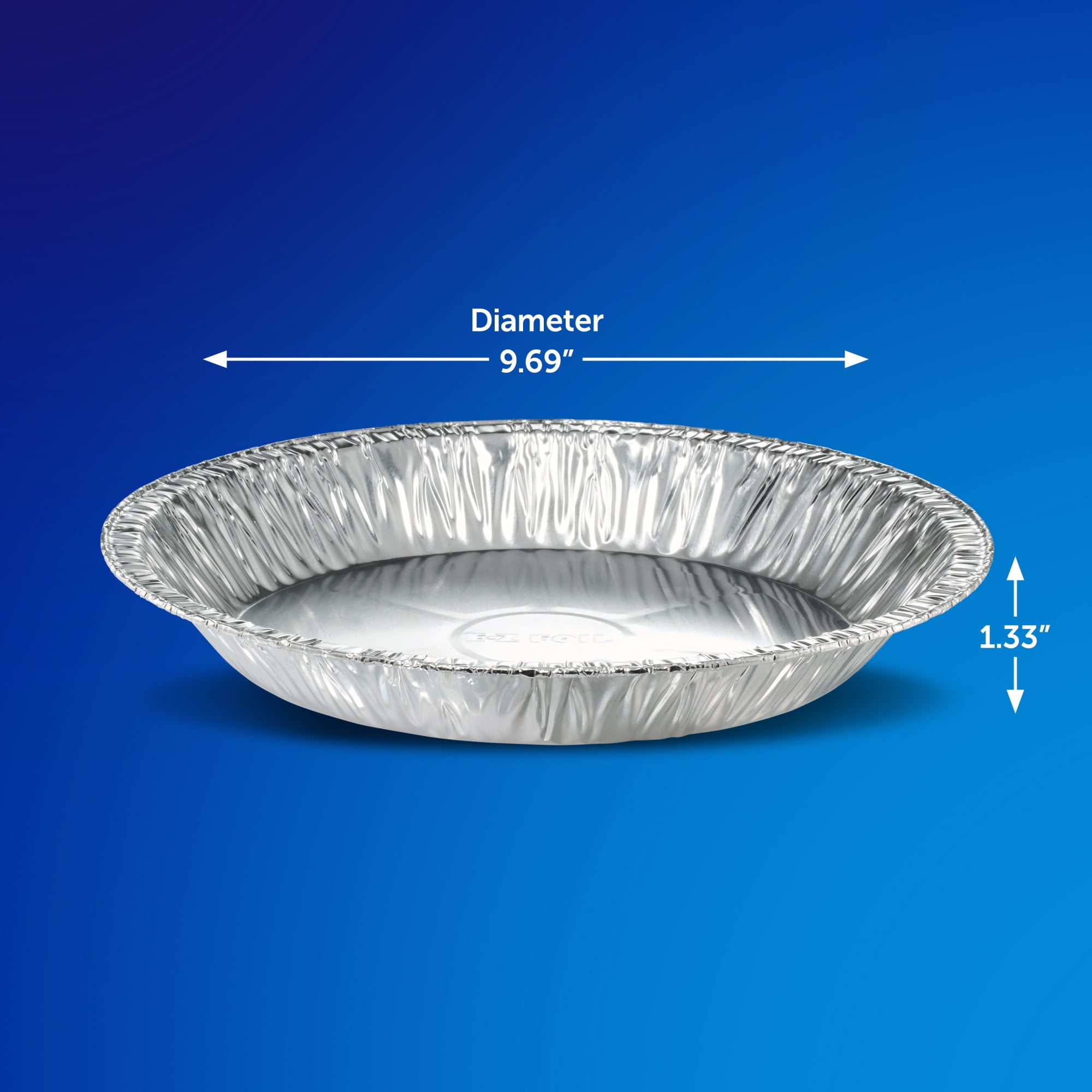 10 inch EZ Foil Disposable Pie Tins with Lids (2 Liberia Ubuy