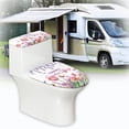 thumbnail image 6 of HELLHERO Easter Bathroom Toilet Cover Set & Toilet Top Cover with Soft Elastic Fabric for Easy to Install, Machine Washable, 6 of 8
