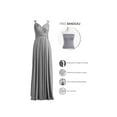 thumbnail image 3 of HYwys Infinity Dress with Bandeau Convertible Bridesmaid Dress Long Multi Way Dress Twist Wrap Dress Plus Size, 3 of 6
