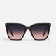thumbnail image 1 of Quay Gafas de Sol Cuadradas Australia Niveladas, Negro/rosa Ciruela Negro, 1 of 2
