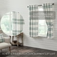 thumbnail image 4 of VHC Brands Pine Grove Plaid Short Curtain Panel, Green, 63x36, Set of 2, 4 of 7