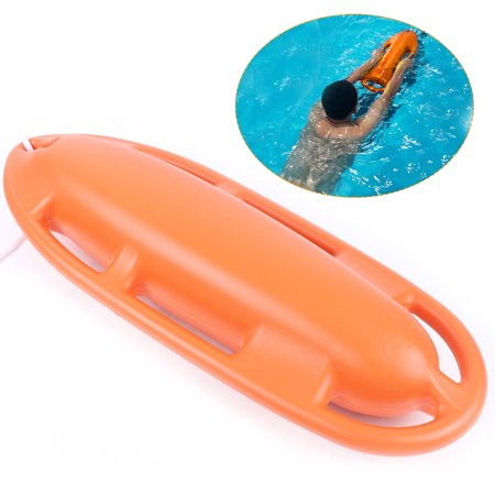 Adult 6-Handle Swimming Rescue Buoy  6 Handle Rescue Can Swimming Float Rescue Buoy Lifeguard Buoy Non-deforming HDPE 27.1*9.4*5.9inch