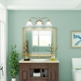 thumbnail image 3 of Livex Lighting Edgemont Bath Light in Antique Brass, 3 of 12