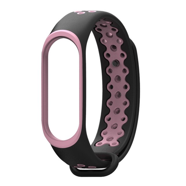 Reemplazo para Xiaomi Mi Band 3/4 Pulsera de silicona Colores dobles / Correa de muñeca de reloj deportivo sólido Advancent EL0222-06