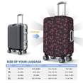 thumbnail image 4 of Honeii Red Hearts Elastic Luggage Cover, featuring double-sided printing, is the ideal companion for travel, business trips, and daily use(not included suitcase )-Large, 4 of 7