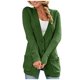 thumbnail image 2 of Puntoco Chaqueta De Mujer Y Cárdigan Largo Sólido Informal De Invierno para Mujer Ropa para Exteriores Botones Tops Chaqueta Suéteres con Bolsillo Liquidación De Navidad Puntoco Puntoco-3562, 2 of 8
