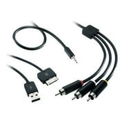 Microsoft Zune Cable Pack - Video / audio / data / power cable kit - for Zune