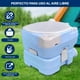 thumbnail image 4 of Inodoro Portatil de 15L para Camping y RV SereneLife, Asiento Extra Grande a Prueba de Fugas, Pulverizador, Embudo, Descarga Completa, Ranura para Teléfono, Ideal para Viajes, 4 of 7